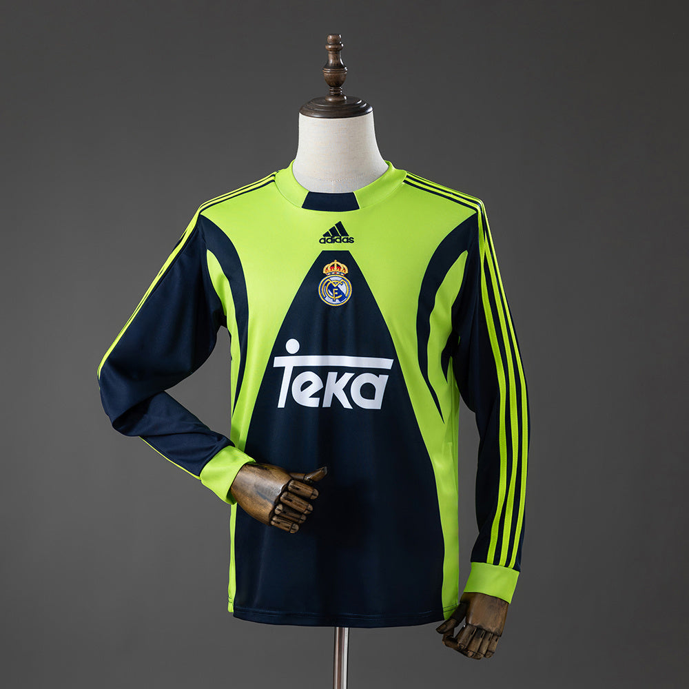 Real Madrid GK Jersey 1999-2000 Long Sleeves Retro Football product image 1