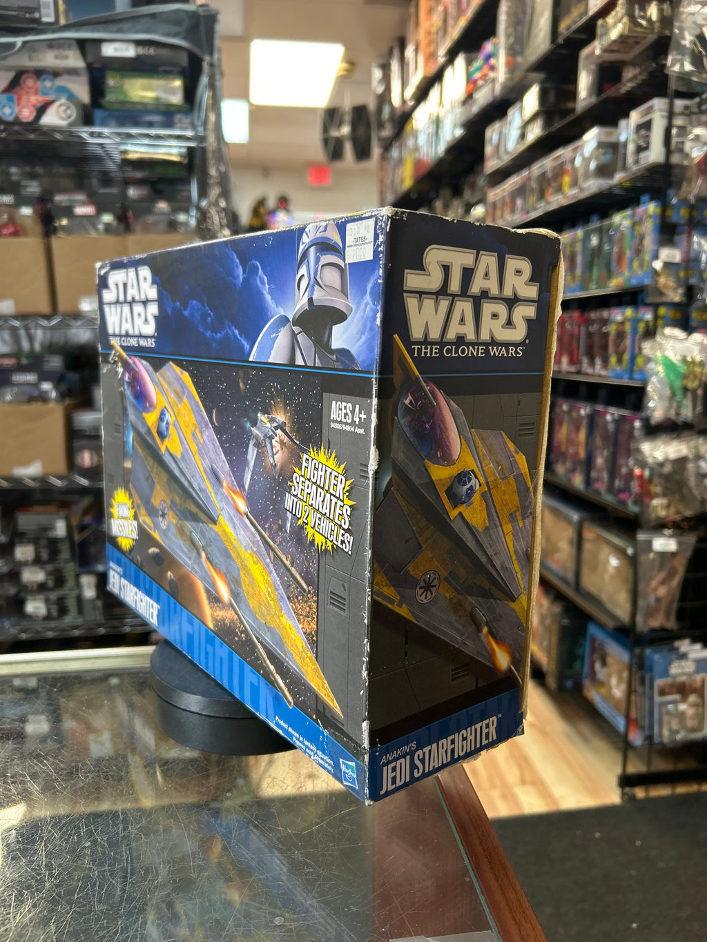 Anakin Starfighter -Clone Wars- (Vintage Star Wars, Hasbro) **SEALED** product image 6, provided for visual reference and