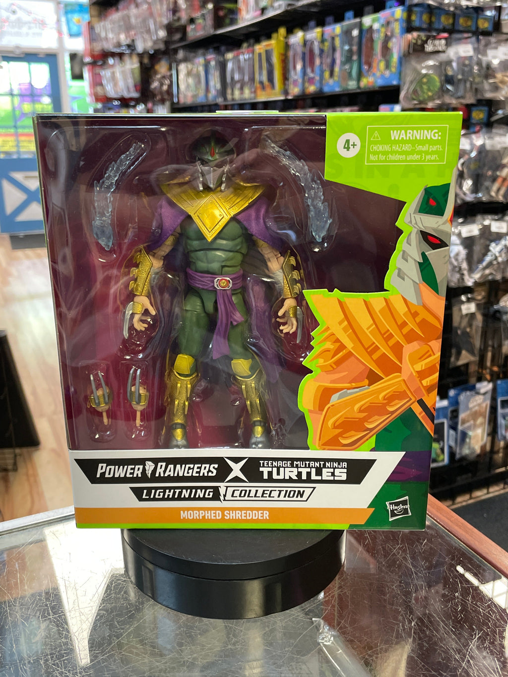 Morphed Shredder (Power Rangers Lightning Collection, TMNT, Hasbro) SEALED product image 1, provided for visual reference