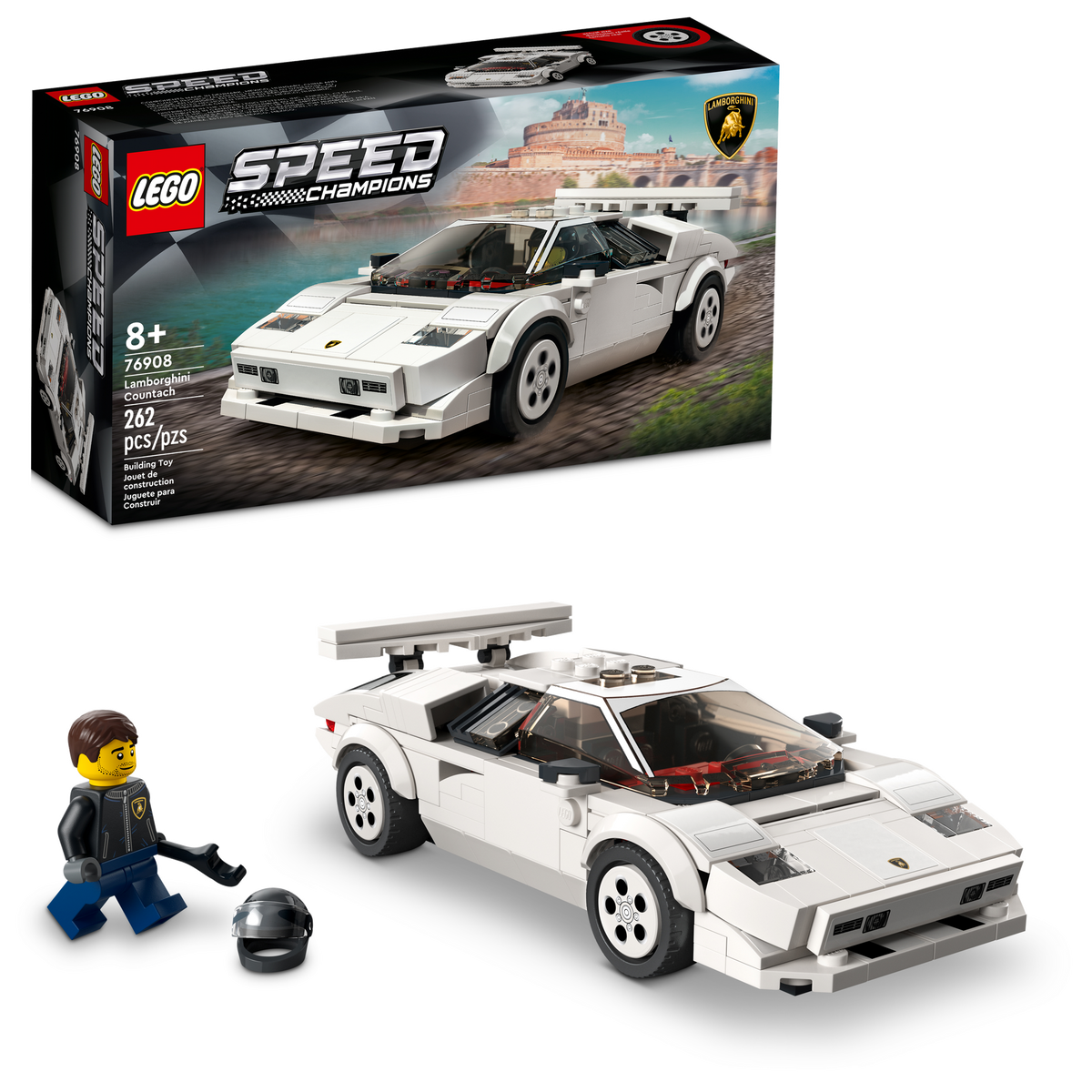 76908 Lamborghini Countach (Retired) (New Sealed) product image 1, provided for visual reference and product detail review