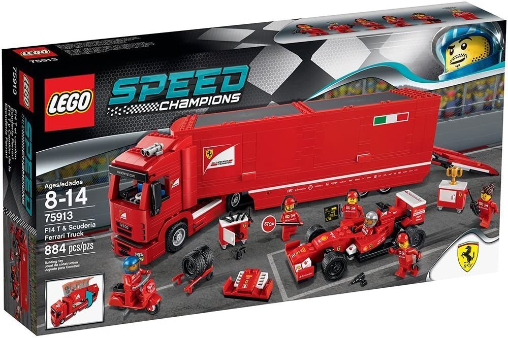 75913 Speed Champions F14 T & Scuderia Ferrari Truck (Retired) (New Sealed) product image 1, provided for visual reference