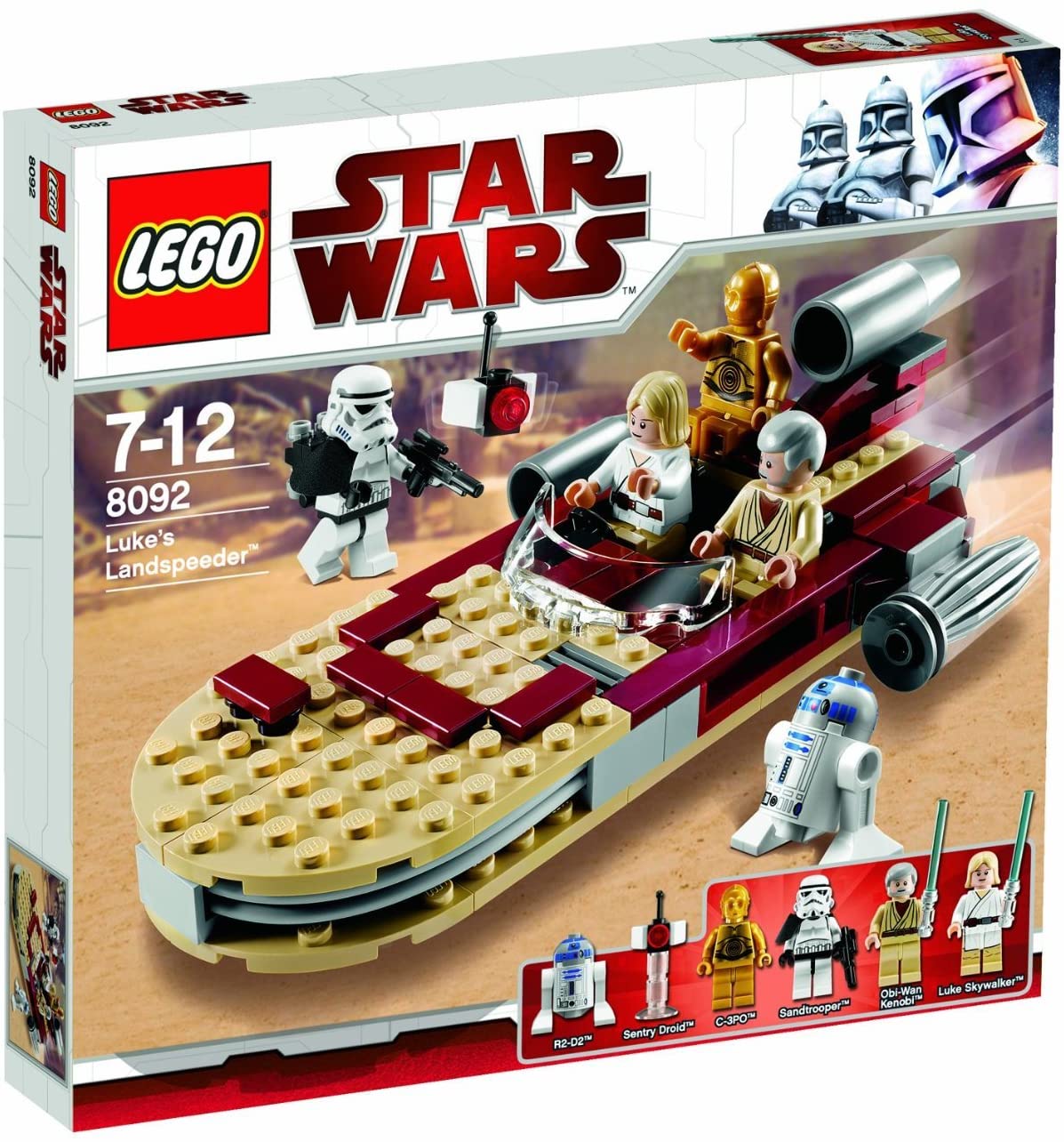 8092 Luke's Landspeeder (Retired) (New Sealed) product image 1, provided for visual reference and product detail review
