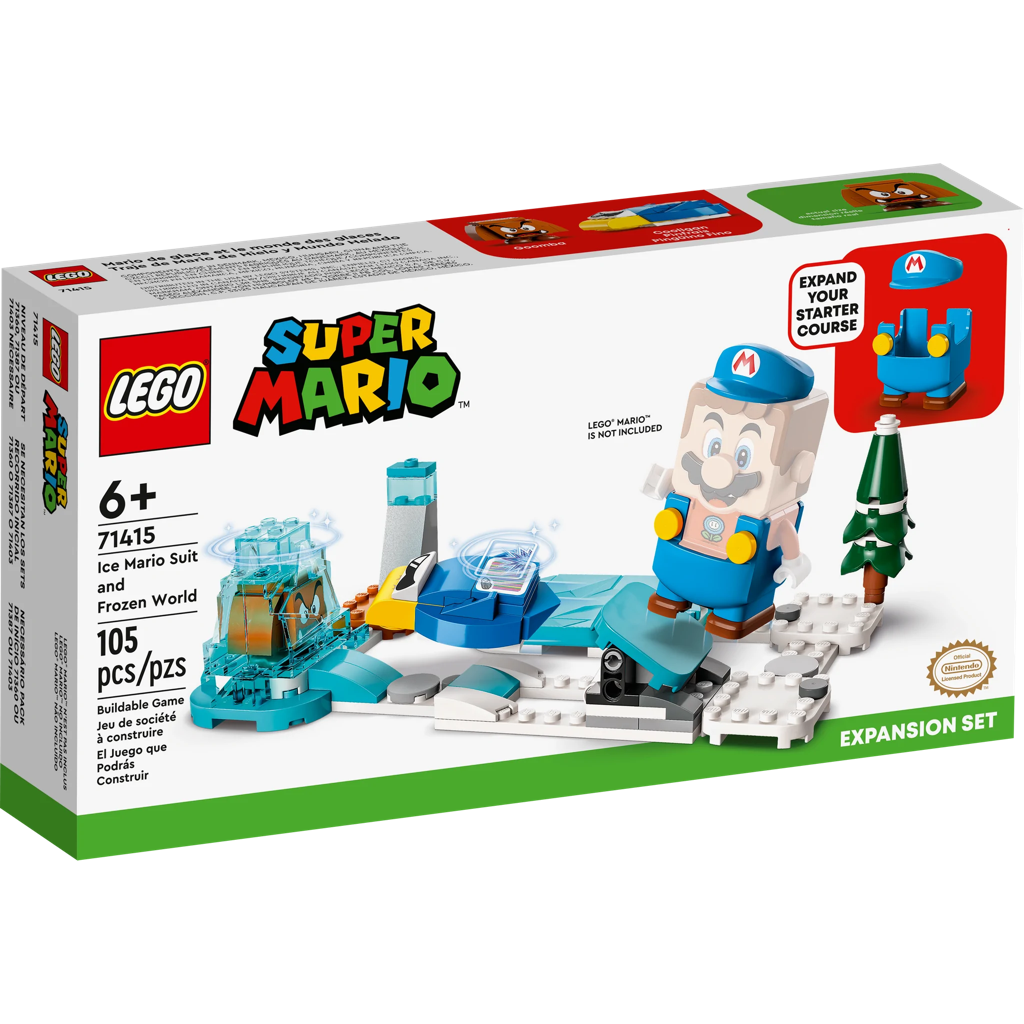 71415 Ice Mario Suit and Frozen World Expansion Set product image 1, provided for visual reference and product detail review
