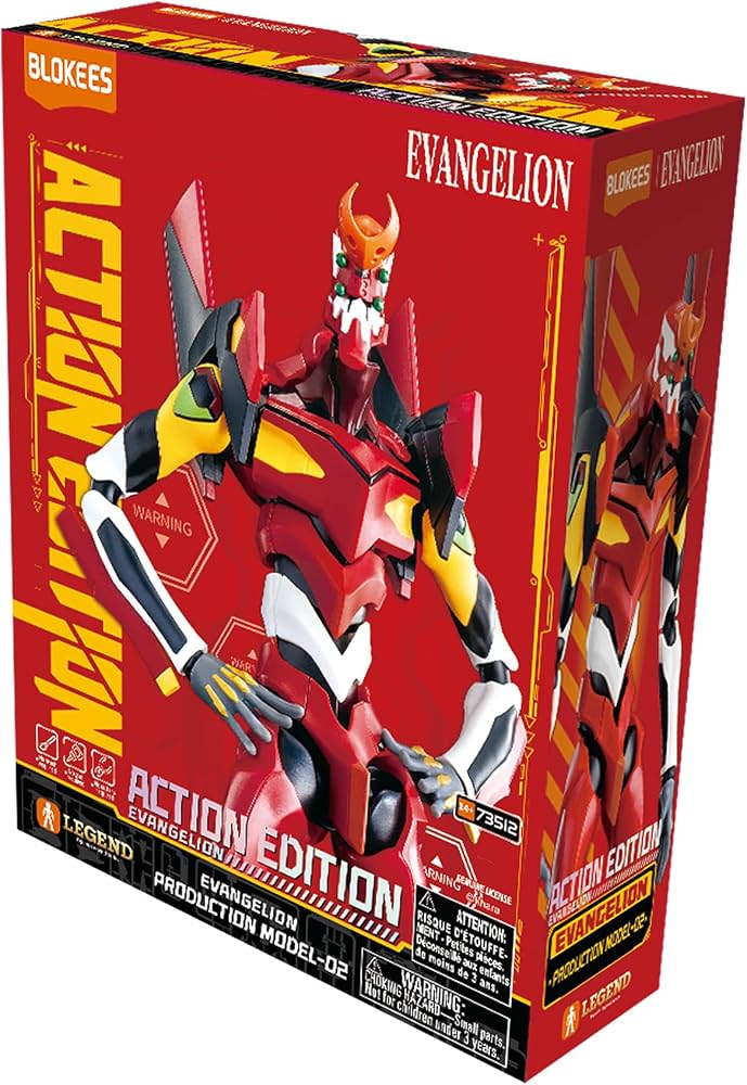 Evangelion Model-02 TV-Version (Evangelion Legend Edition , Blokees) SEALED product image 1, provided for visual reference