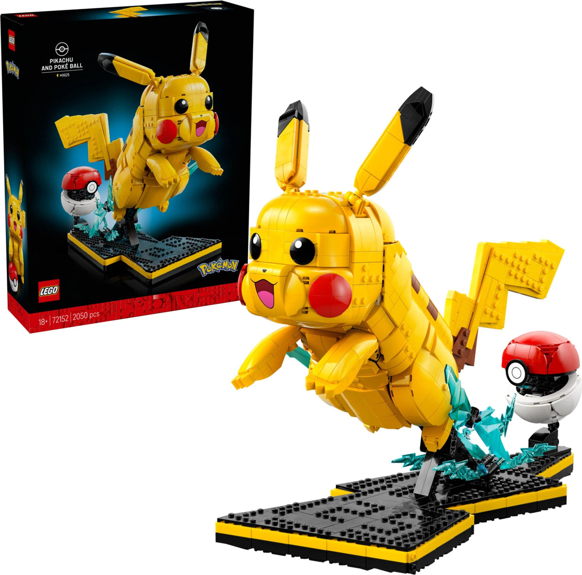 72152 Pikachu and Poké Ball product image 1, provided for visual reference and product detail review