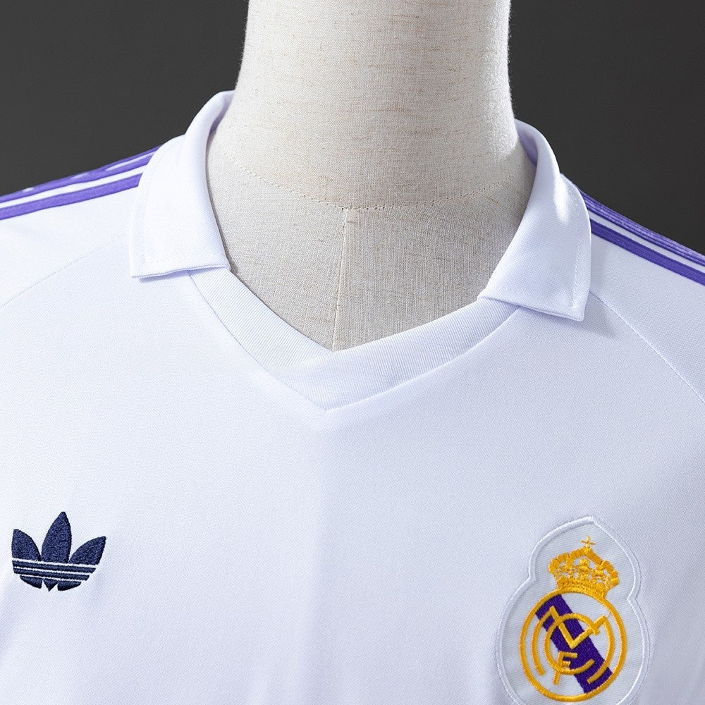 Real Madrid Jersey 1984-85 Home Retro Football Kit product image 7