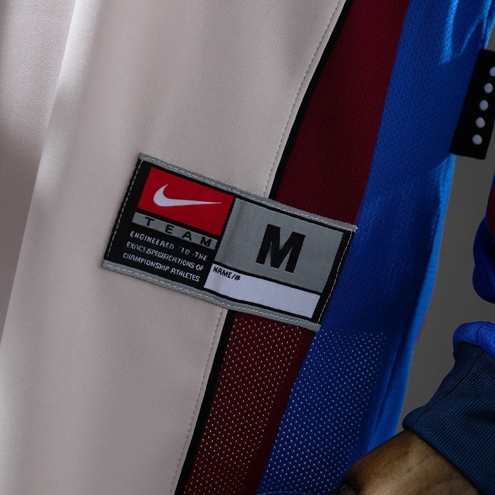 Barcelona Jersey 1998-01 Away Retro Football Kit Long product image 2
