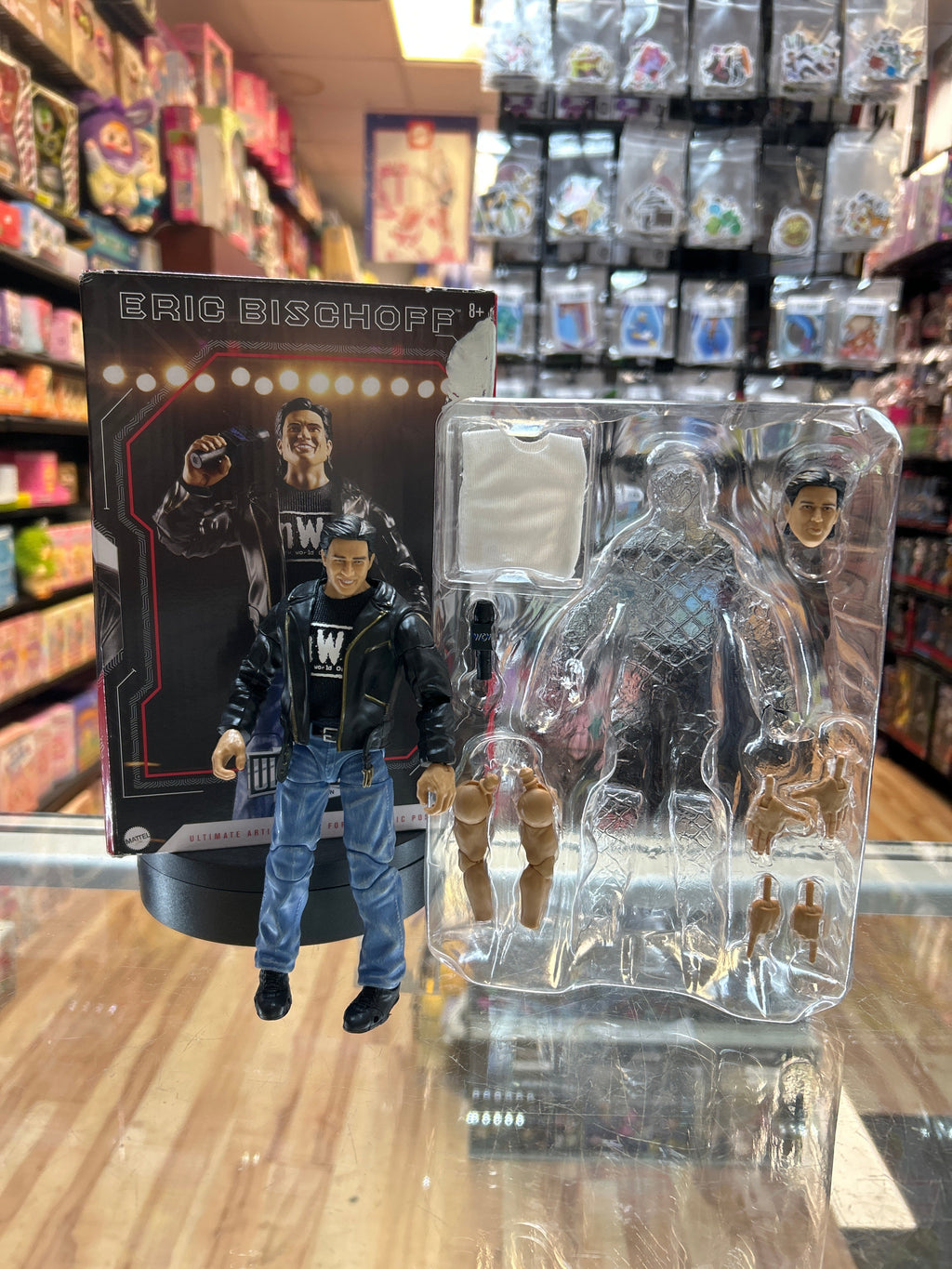 Eric Bischoff (WWE Ultimate Edition, Mattel) *COMPLETE* product image 1, provided for visual reference and product detail
