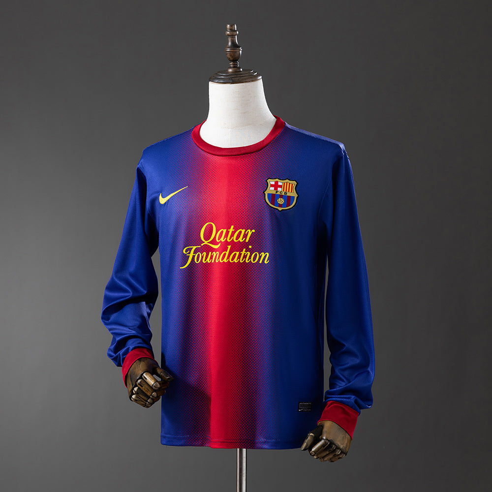 Barcelona Jersey 2012-13 Retro Home Football Kit Long product image 1