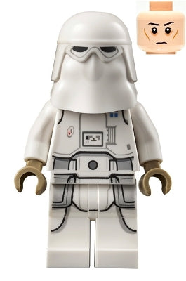 SW1177 Snowtrooper Commander, Printed Legs, Dark Tan Hands product image 1, provided for visual reference and product detail