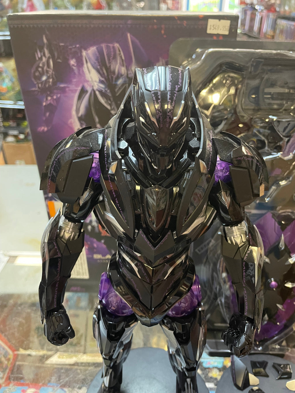 Black Panther Die-Cast AC05-D55 1/6 Scale Marvel Avengers MechStrike, Hot Toys) COMPLETE product image 7, provided for