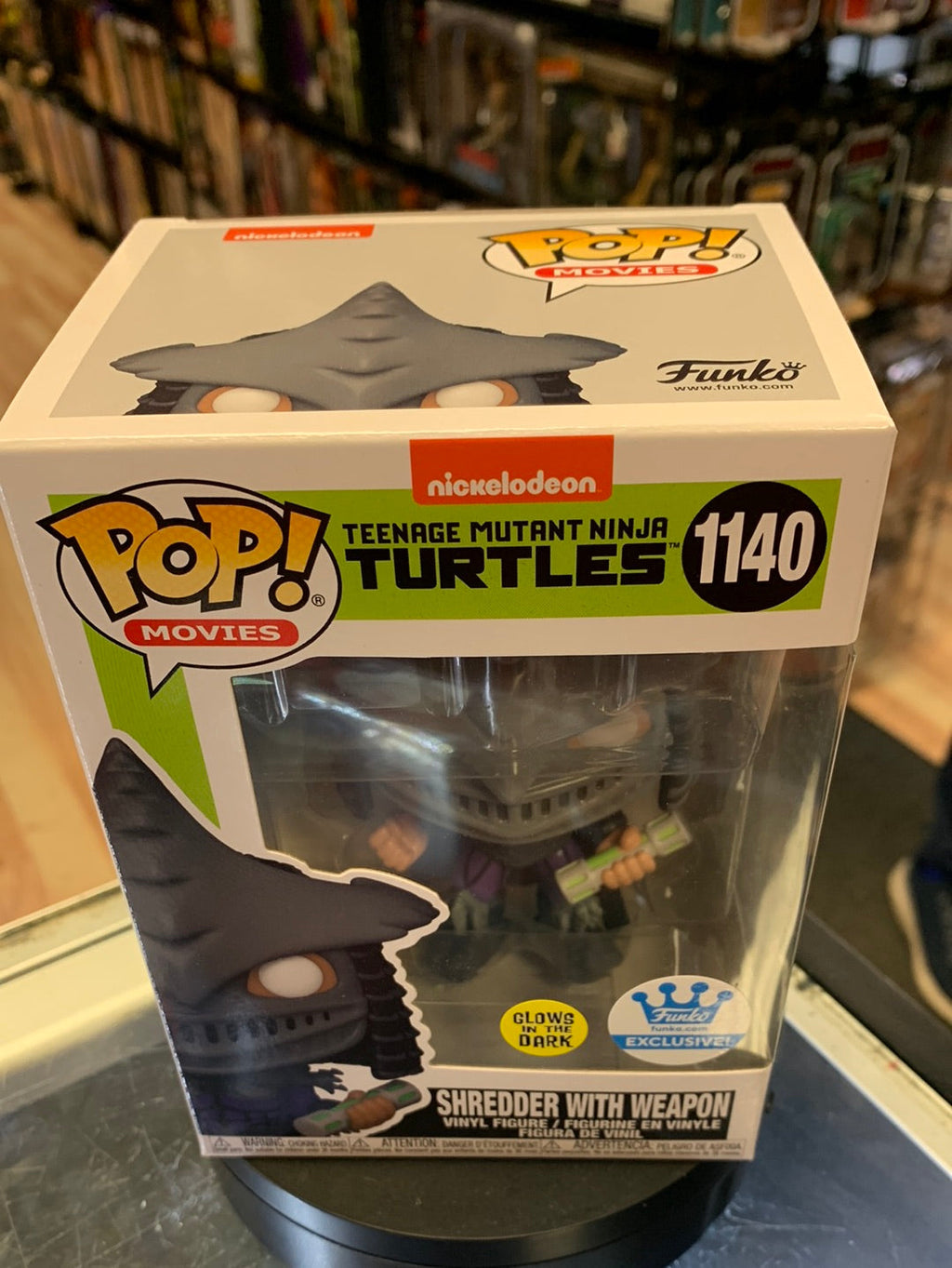 Shredder woth Weapon GITD #1140 (Funko Pop! TMNT Ninja Turtles) product image 4, provided for visual reference and product