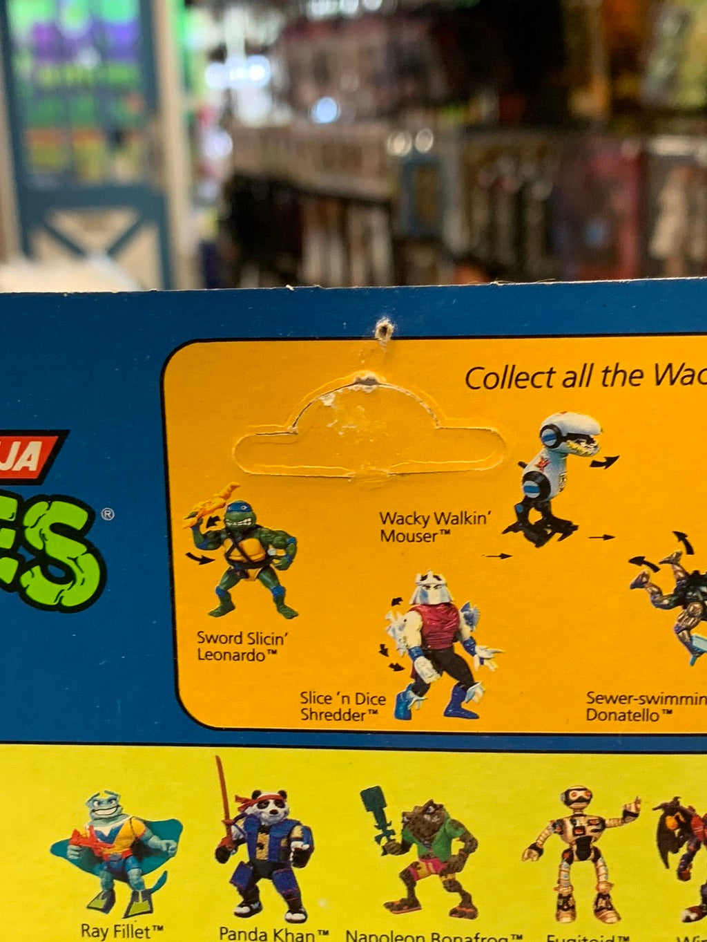 Ray Fillet 0143 (Vintage TMNT Ninja Turtles, Playmates) Sealed product image 21, provided for visual reference and product