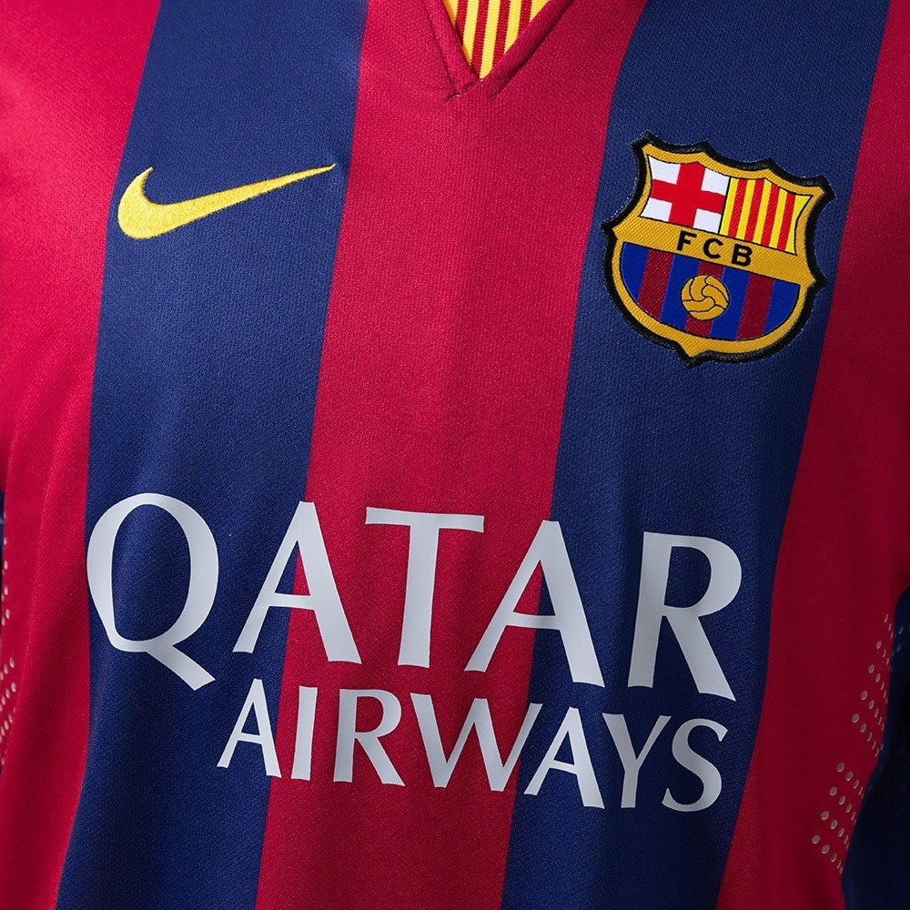 Barcelona Jersey 2014/15 Home Retro Football Kit product image 6