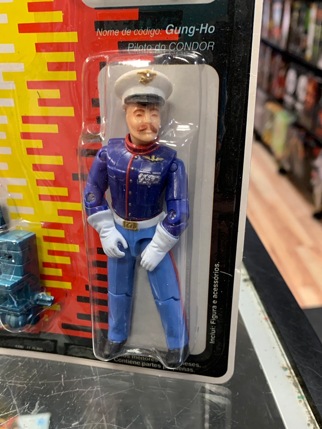 Gung Ho (Vintage GI Joe Estella Brazil, Commandos Em Acao) Sealed product image 8, provided for visual reference and product