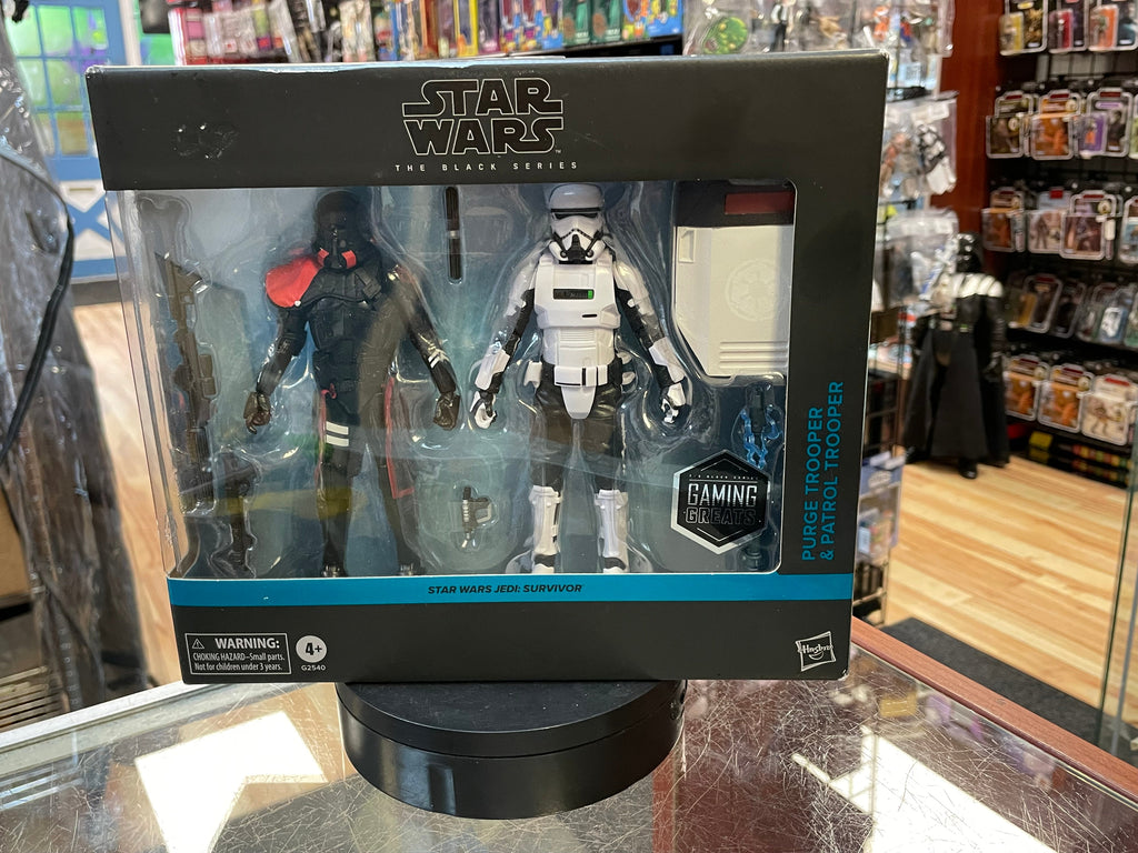 Purge Trooper & Patrol Trooper (Star Wars Black Series, Hasbro) **SEALED** product image 1, provided for visual reference