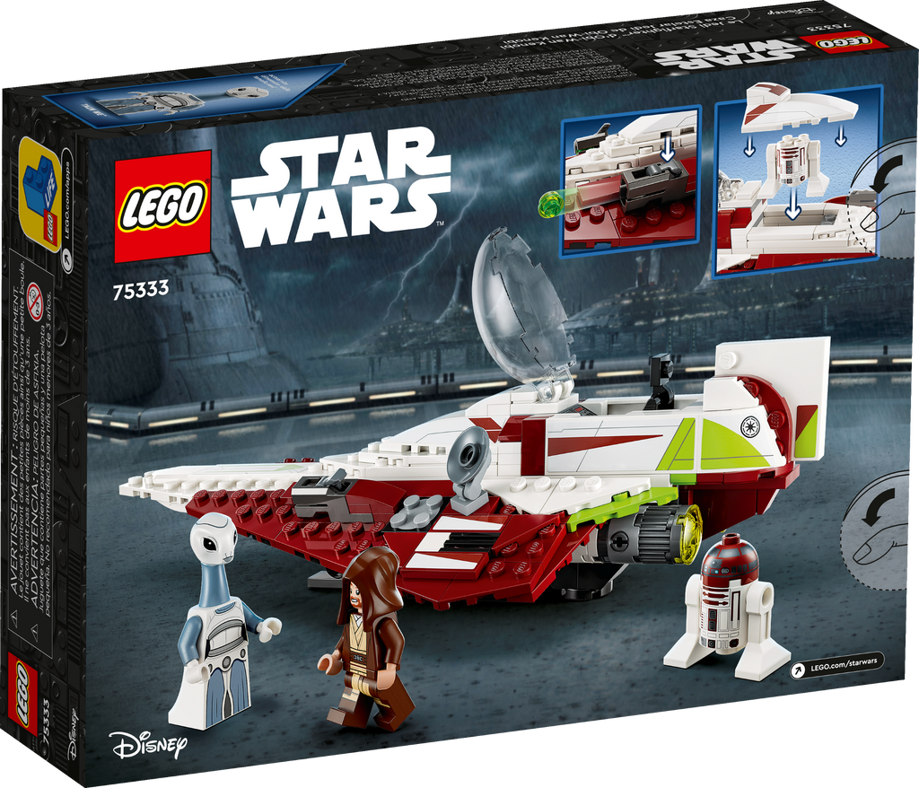 75333 Obi-Wan Kenobi's Jedi Starfighter™ product image 3, provided for visual reference and product detail review