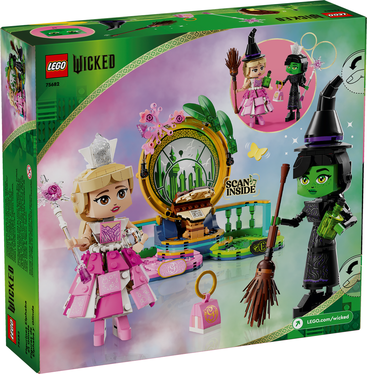 75682 Wicked Elphaba & Glinda Figures product image 2, provided for visual reference and product detail review