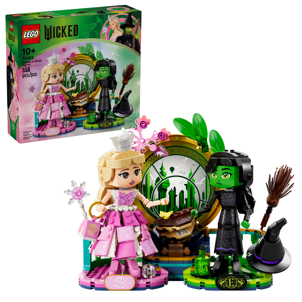 75682 Wicked Elphaba & Glinda Figures product image 1, provided for visual reference and product detail review