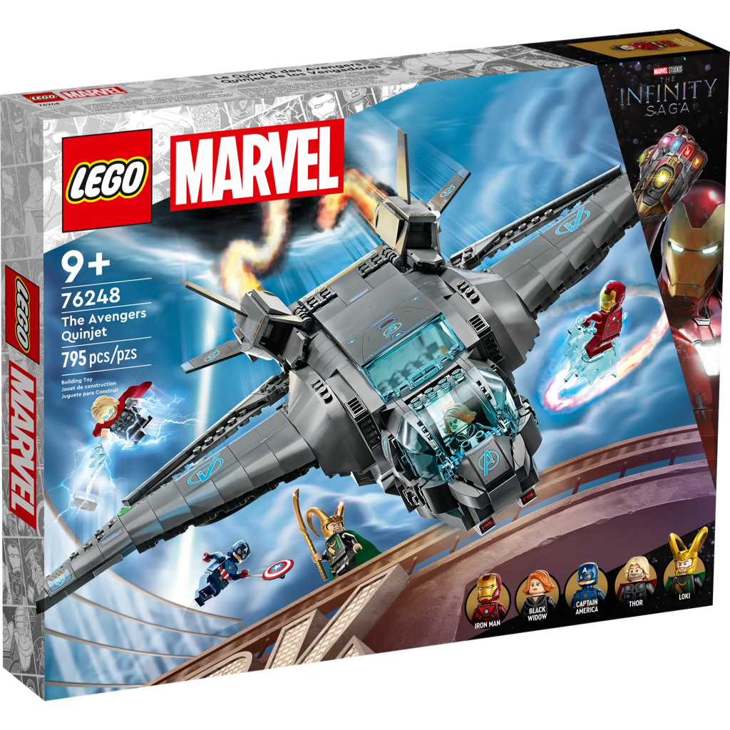 76248 The Avengers Quinjet (Retired) (New Sealed) product image 1, provided for visual reference and product detail review