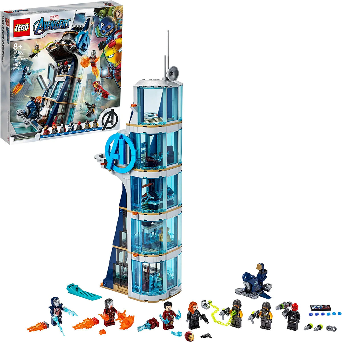 76166 Marvel Avengers: Avengers Tower Battle (Retired) (New Sealed) product image 1, provided for visual reference and