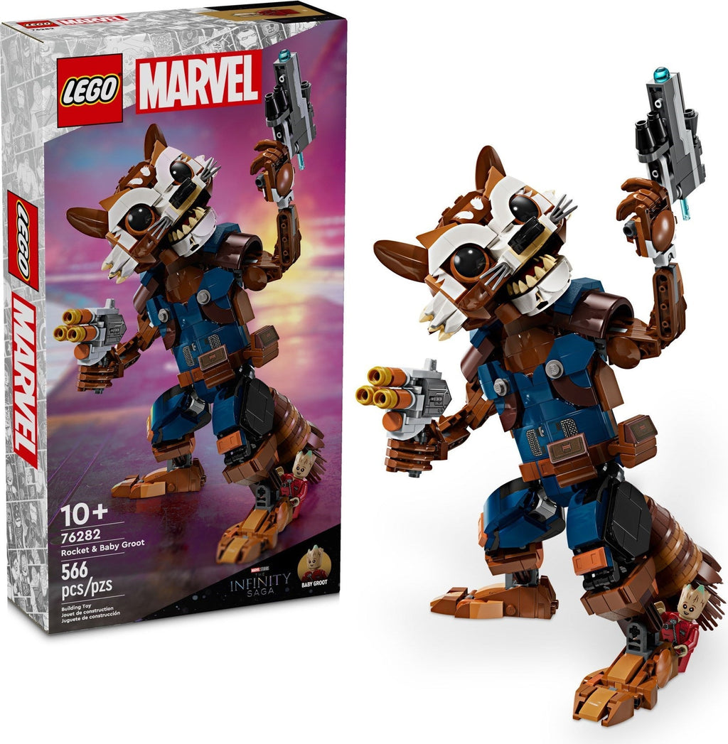 76282 Rocket & Baby Groot product image 1, provided for visual reference and product detail review