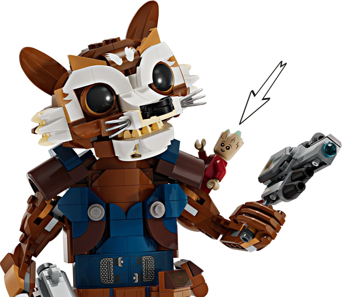 76282 Rocket & Baby Groot product image 5, provided for visual reference and product detail review