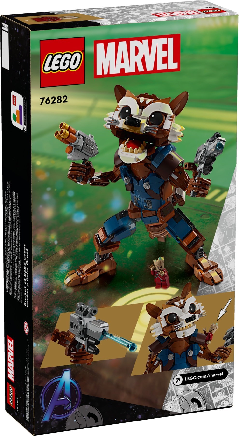 76282 Rocket & Baby Groot product image 3, provided for visual reference and product detail review