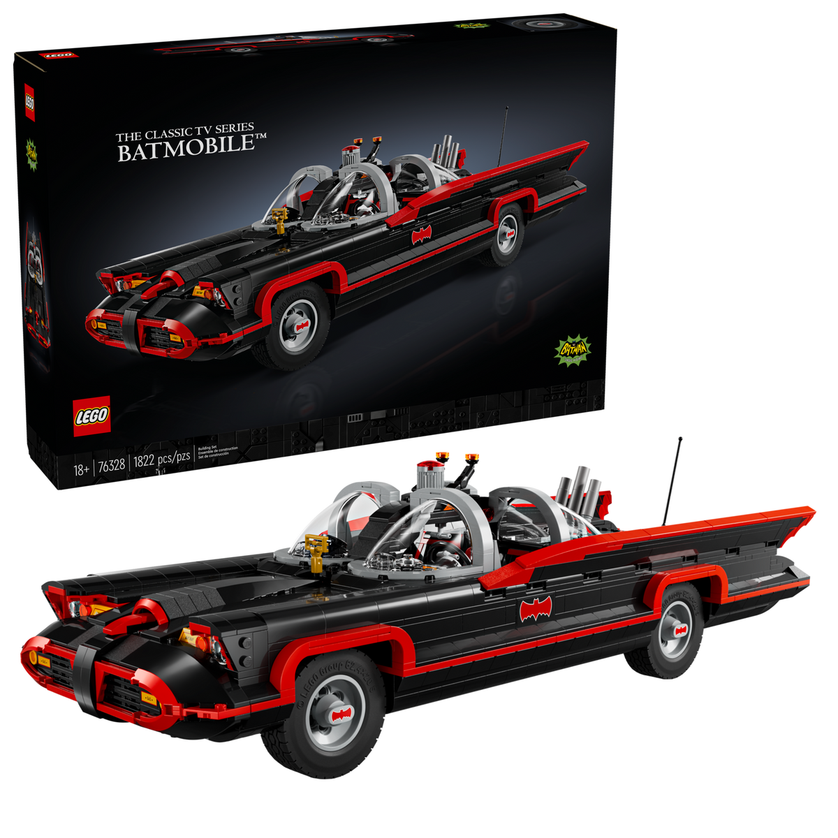 76328 Batman™: The Classic TV Series Batmobile™ product image 1, provided for visual reference and product detail review