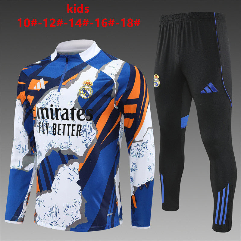 Kids Real Madrid Training Tracksuits 25/26 Football Kit product image 1