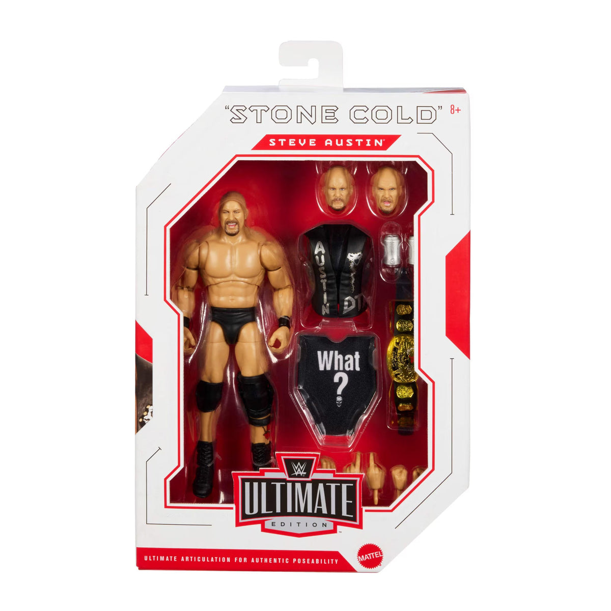 Stone Cold Steve Austin -Series 32- (WWE Ultimates, Mattel) *SEALED* product image 1, provided for visual reference and