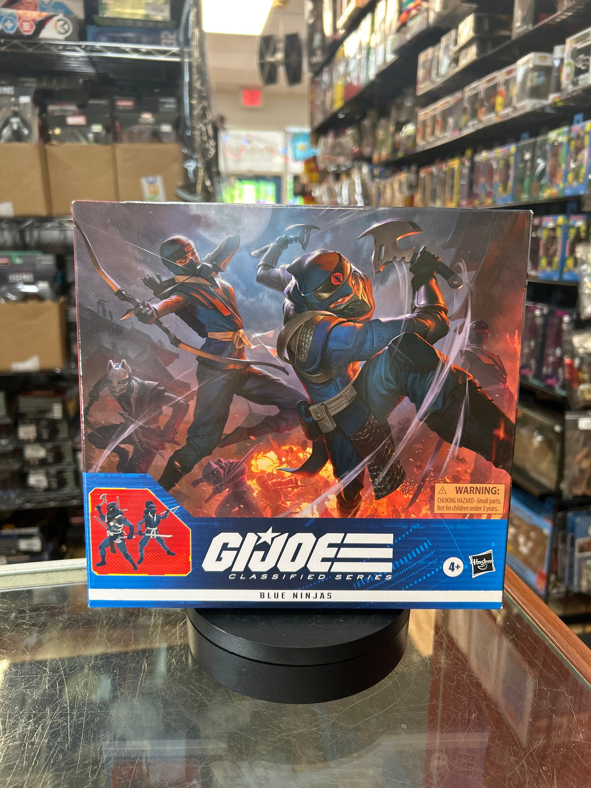 Blue Ninja (GI Joe Classified, Hasbro) **SEALED** product image 1, provided for visual reference and product detail review