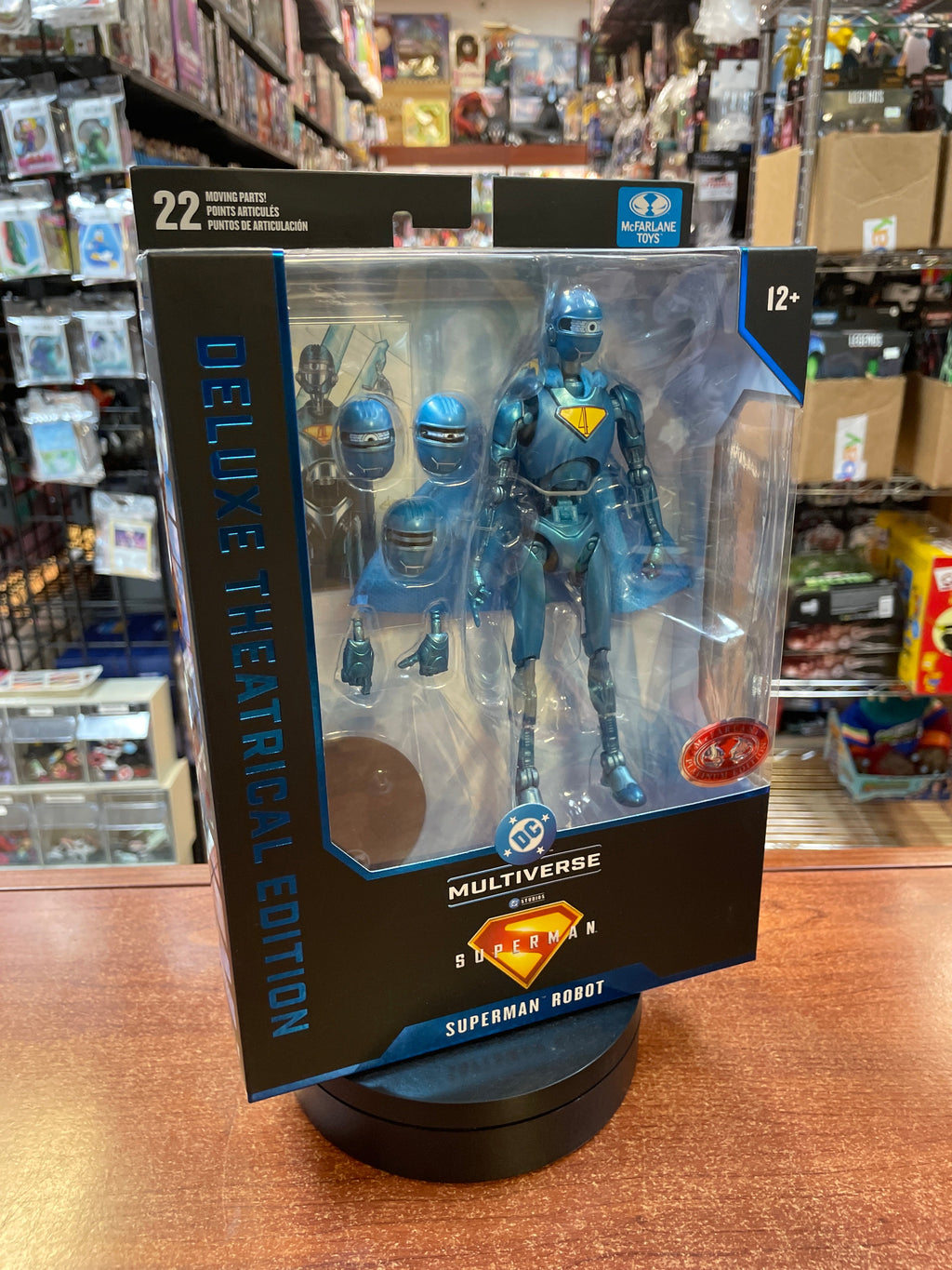 Superman Robot -Platinum- (DC Multiverse, McFarlane) **SEALED** product image 4, provided for visual reference and product
