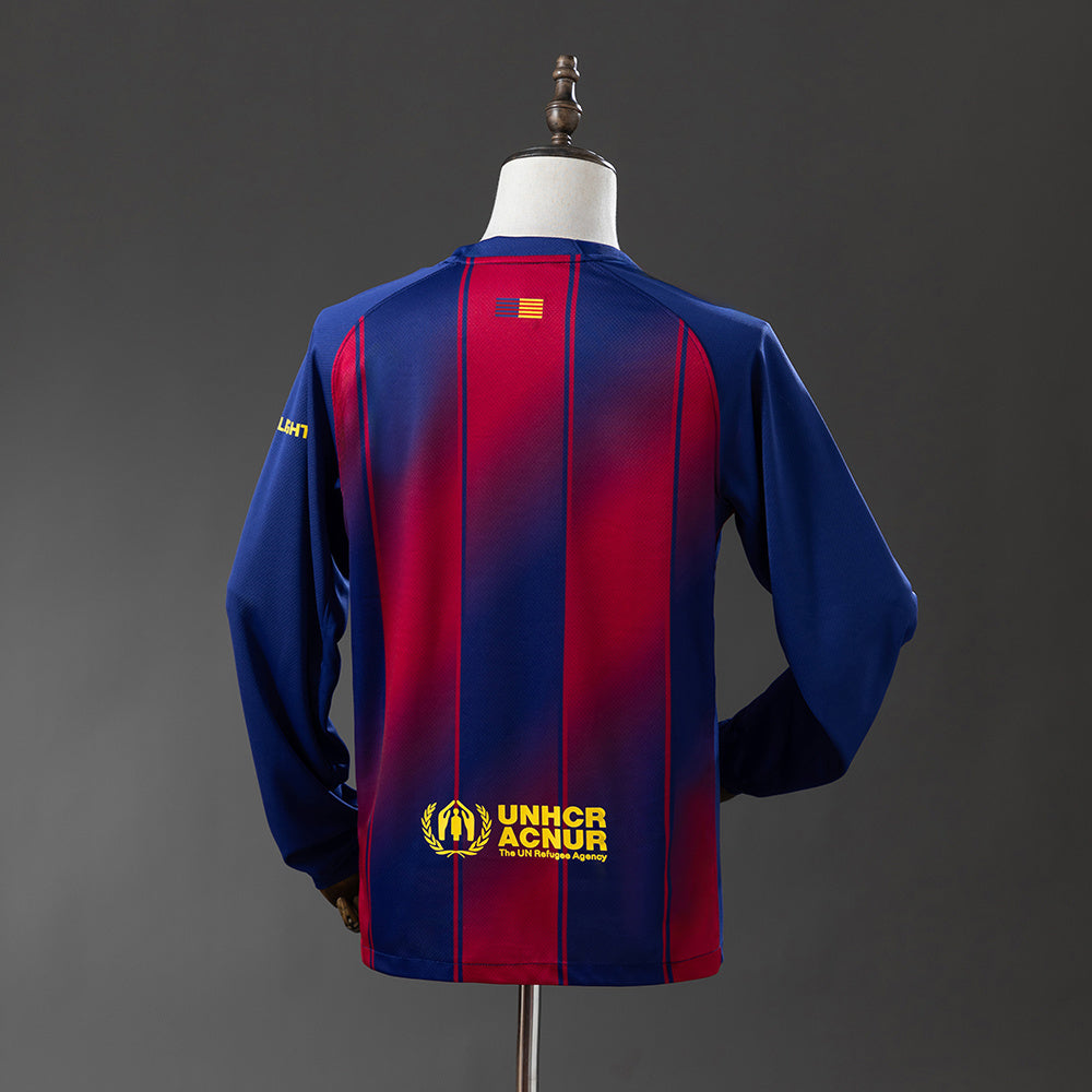 Barcelona Jersey 25/26 Home Football Kit Long Sleeves product image 2
