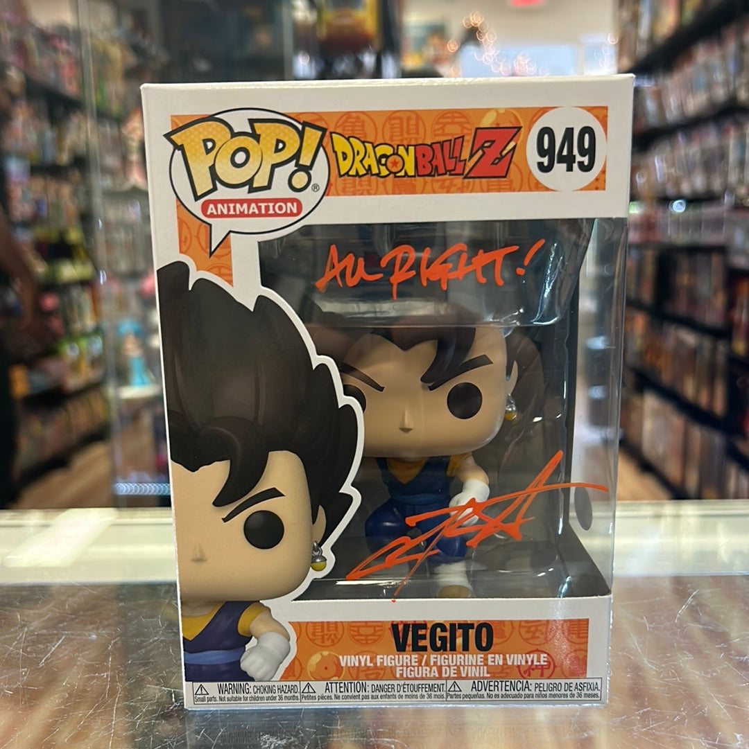 Vegito signed by christopher Sabat (Funko, DragonballZ) *JSA* product image 2, provided for visual reference and product