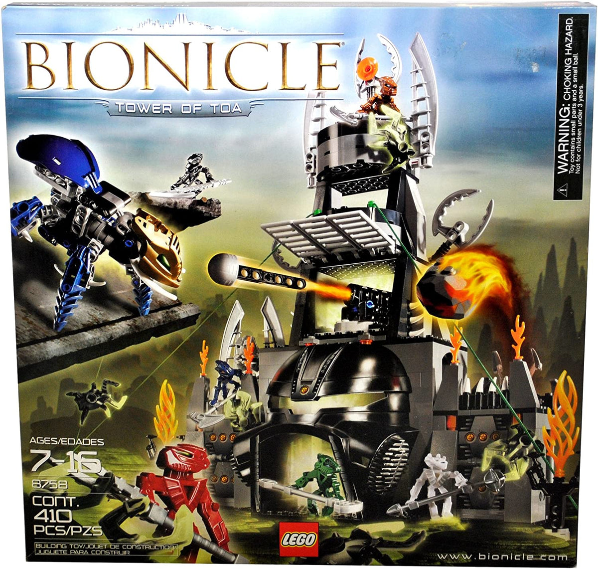 8758 Bionicle Tower of Toa (Retired) (Certified Complete) product image 1, provided for visual reference and product detail