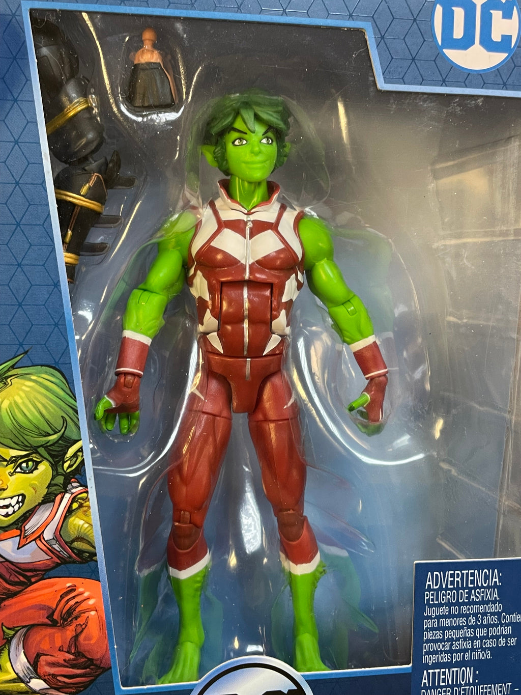Beast Boy -BAF Ninja Batman- (DC Multiverse, Mattel) **SEALED** product image 4, provided for visual reference and product