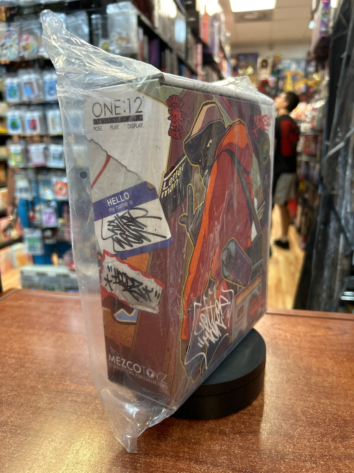 Letterman Hoodz (Mezco, Rumble Society) **SEALED** product image 2, provided for visual reference and product detail review