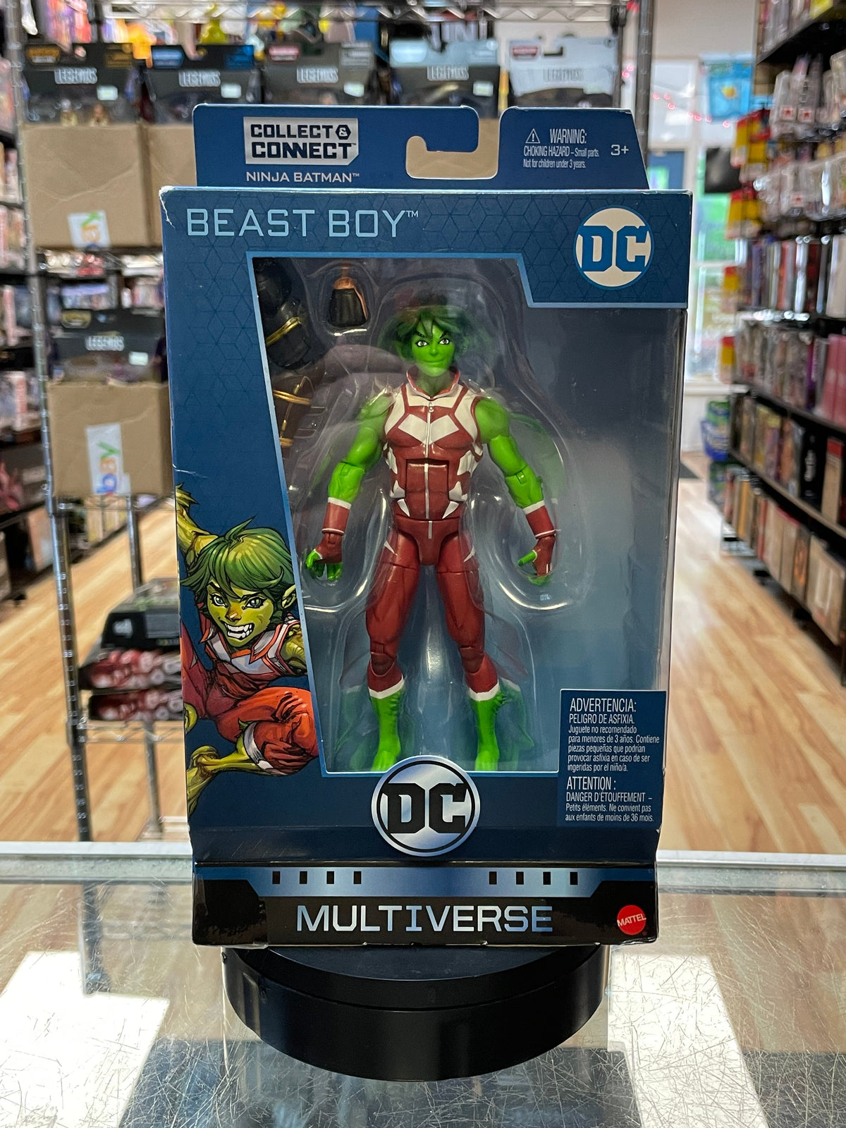 Beast Boy -BAF Ninja Batman- (DC Multiverse, Mattel) **SEALED** product image 1, provided for visual reference and product
