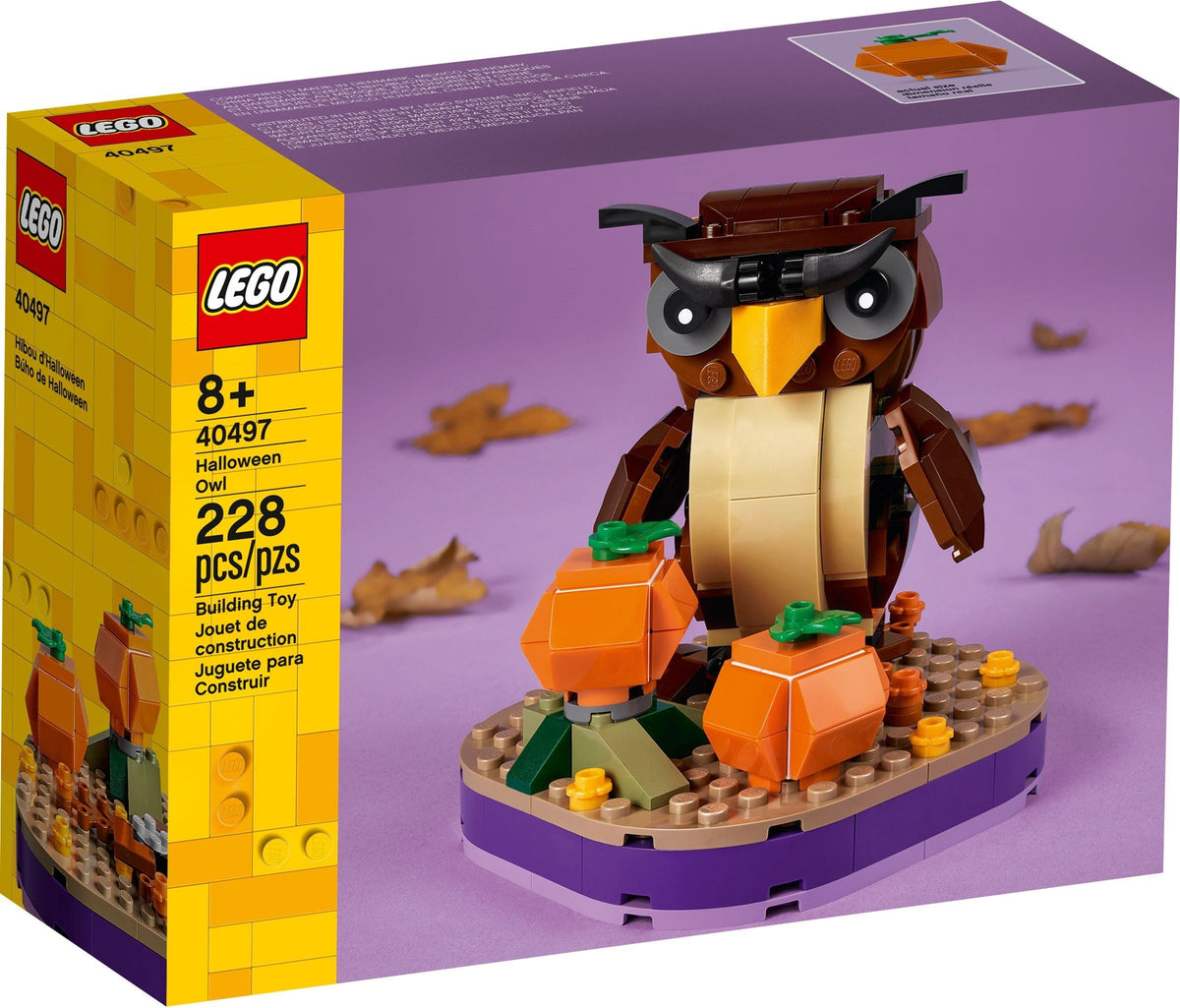 40497 Halloween Owl (Retired) (New Sealed) product image 1, provided for visual reference and product detail review