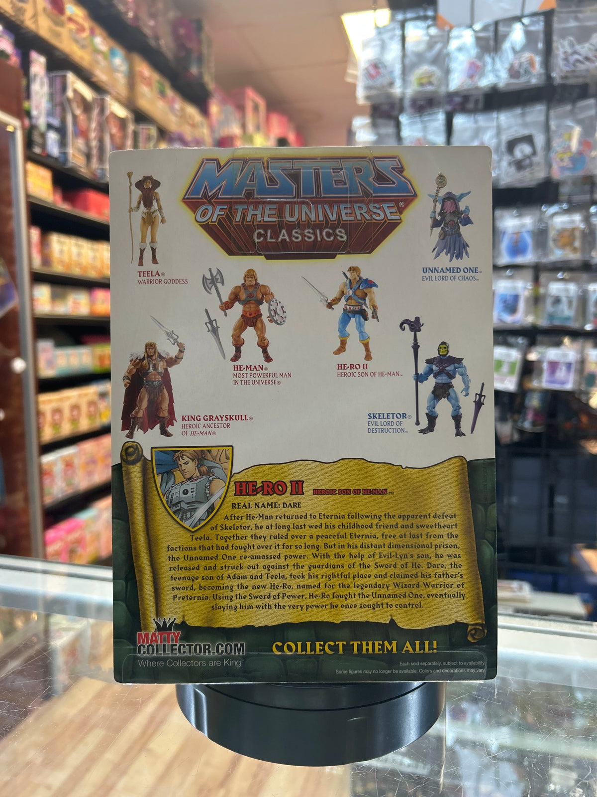 He-Ro II (Mattel, Classics, MOTU) **SEALED** product image 4, provided for visual reference and product detail review