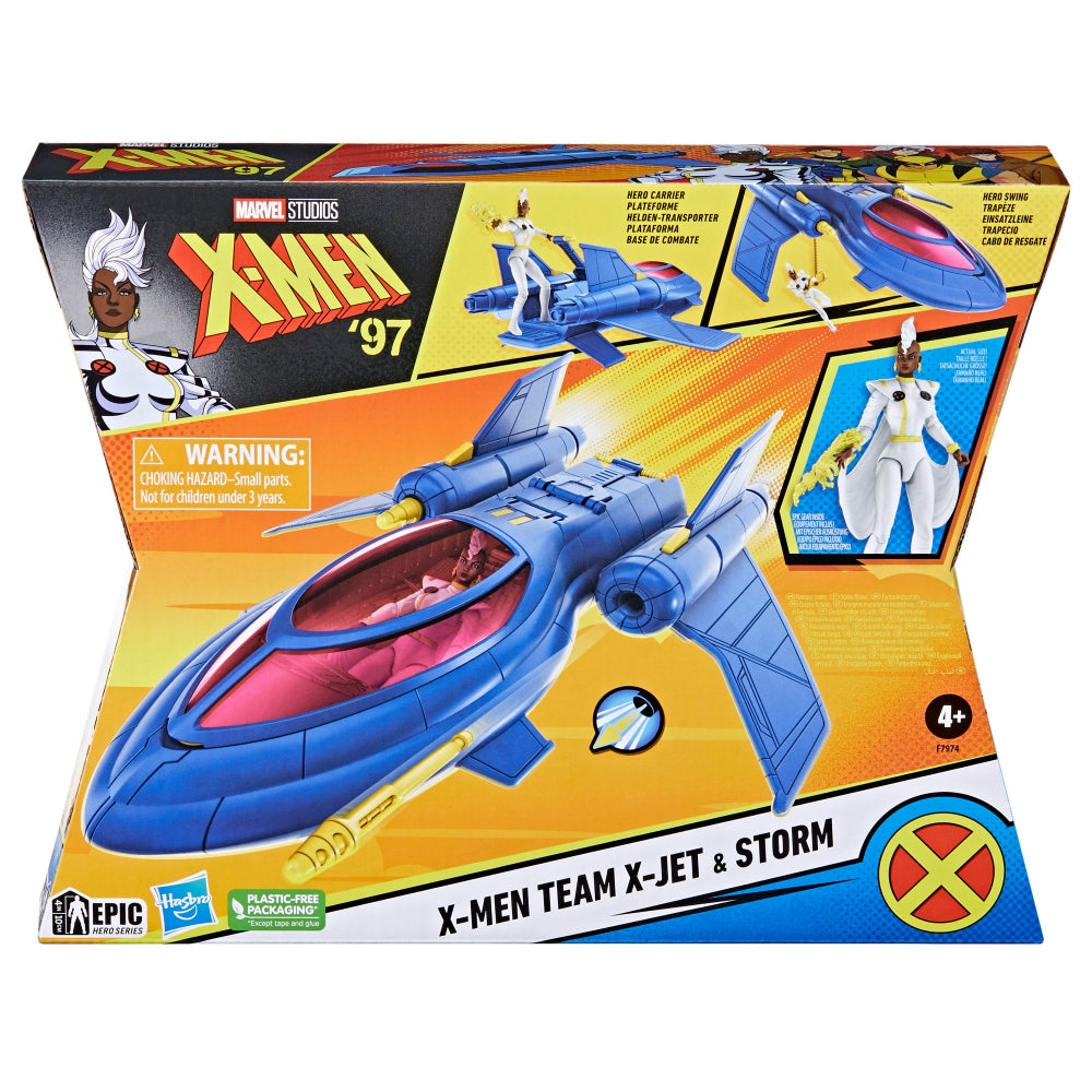 X-Men Team X-Jet & Storm (Marvel 97 Epic Hero, Hasbro) product image 1, provided for visual reference and product detail