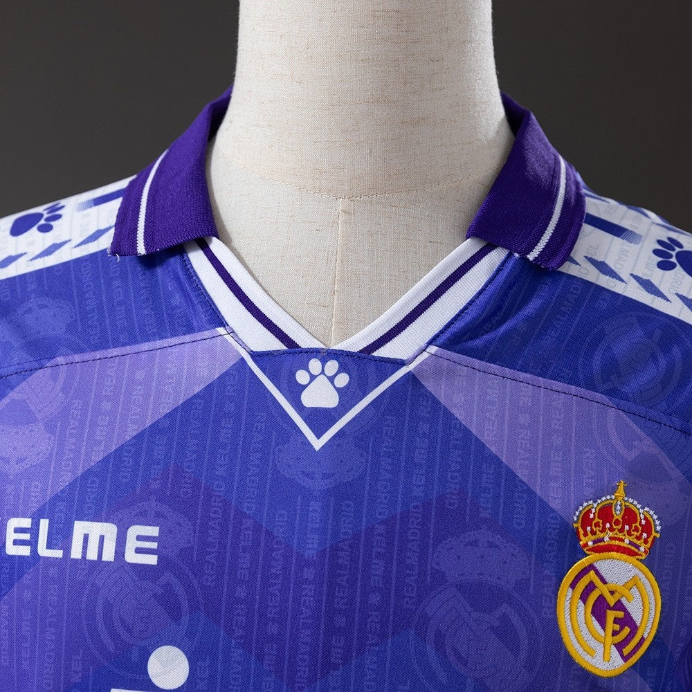 Real Madrid Jersey 1996-97 Away Retro Football Kit product image 7