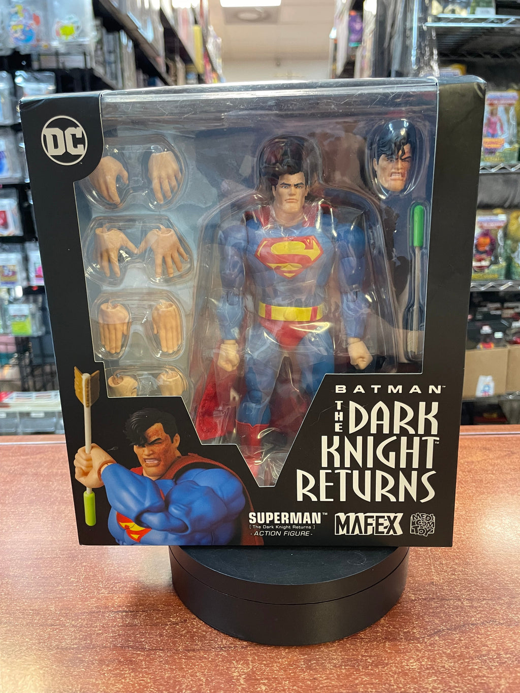 Superman TDKR No.161 (The Dark Knight Returns, DC Medicom Mafex) SEALED product image 2, provided for visual reference and