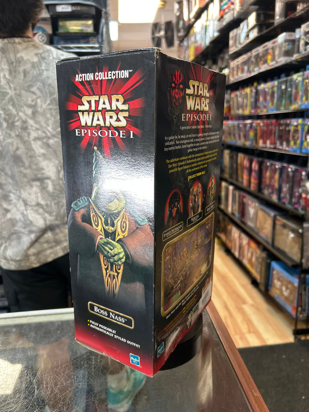 Boss Nass 12" -Episode 1- (Vintage Star Wars, Hasbro) **SEALED** product image 5, provided for visual reference and product
