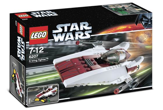 6207 A-Wing Fighter (Retired) (Certified Complete) product image 1, provided for visual reference and product detail review