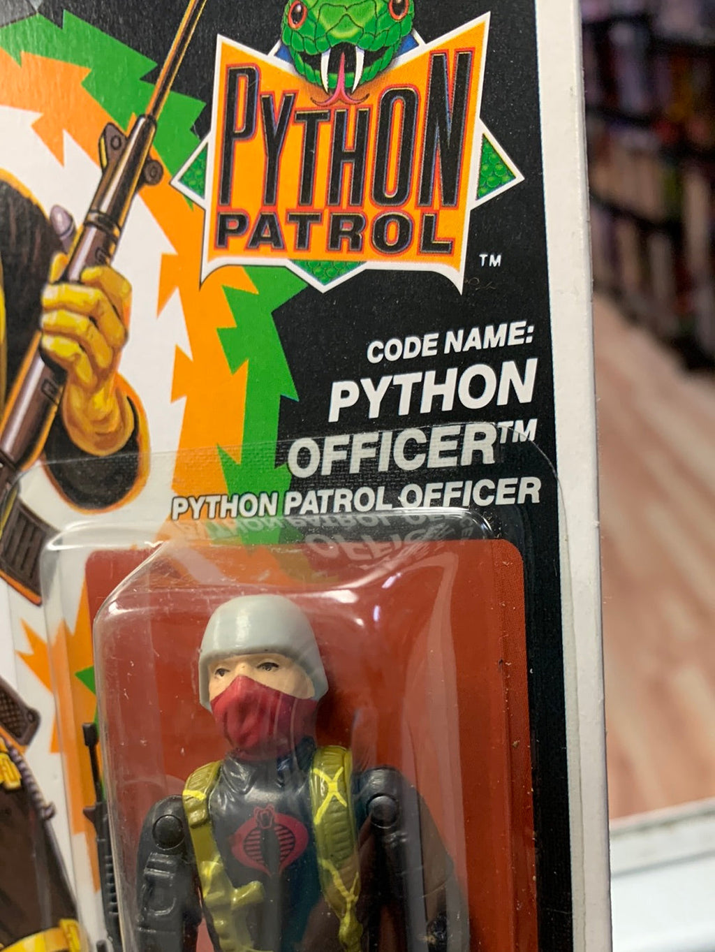 Python Patrol Python Patrol Officer (Vintage GI Joe, Hasbro) Sealed product image 9, provided for visual reference and