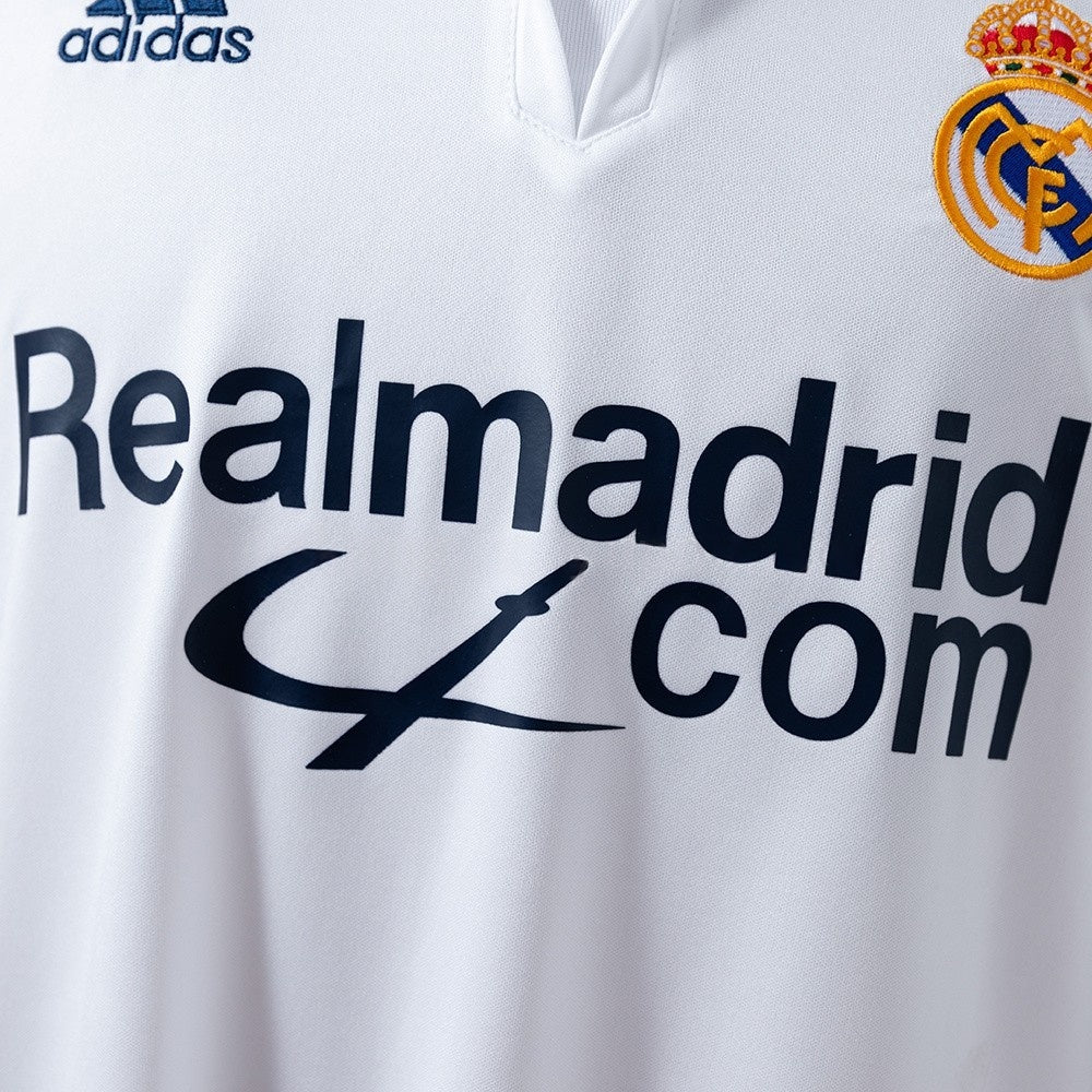 Real Madrid Jersey 2001-02 Retro Home Football Kit product image 6