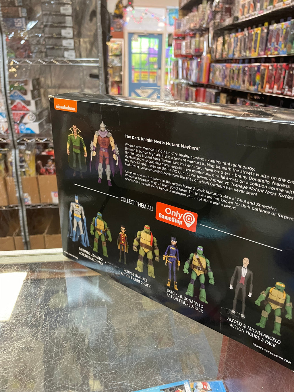 Ra’s Al Ghul & Shredder 2 Pack (Batman Vs Teenage Ninja Turtles, DC Collectibles) NEW/OPEN product image 13, provided for