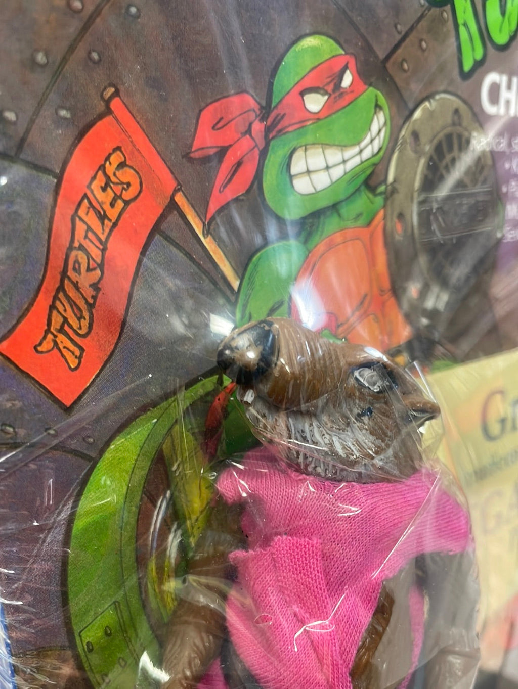 Argentinian Cheapskate with Splinter (Vintage TMNT Ninja Turtles, Playmates) product image 8, provided for visual reference